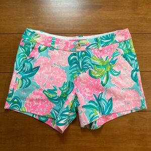 Lilly Pulitzer Callahan Floral Printed‎ 4.5” Knit Shorts - Size 2